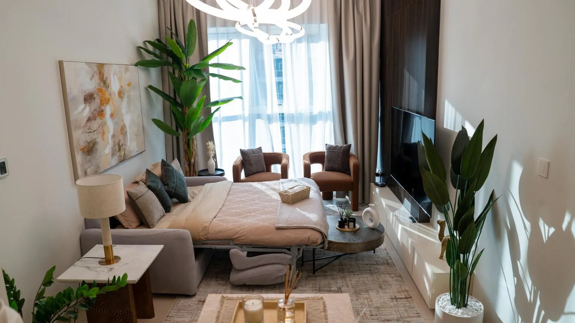 Skyline Dream - 1 Bhk - Burj And Canal Views Dubai